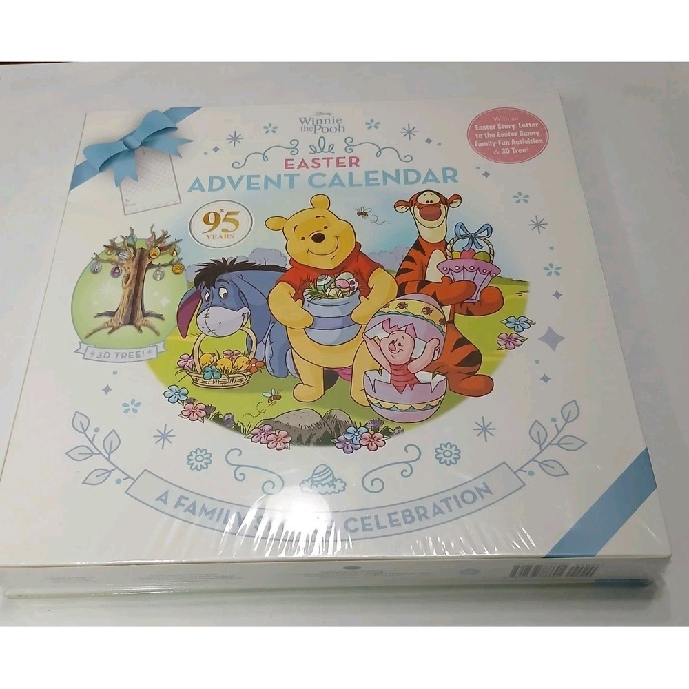 Disney Winnie the Pooh Easter Advent Calendar Box Set Activity Book Set NEW